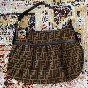 [PRICE FIRM] Fendi Zucca Canvas shoulder bag